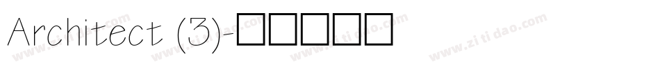 Architect (3)字体转换